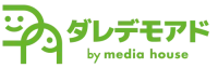 ダレデモアド ロゴ